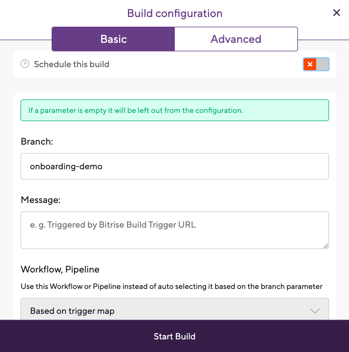 Scheduling your builds