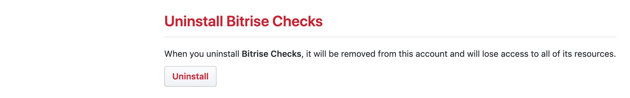Bitrise Checks on GitHub Checks